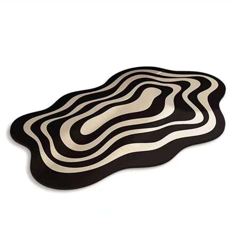 Super Absorbent Bathroom Mat Non-Slip Diatom Mud Toilet Pad Quick-Drying Floor Mat Home Bath Mat Shower Rug