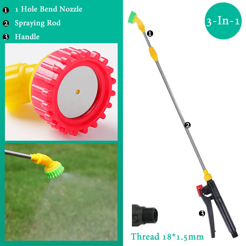Hand Pressure Sprayer Retractable 0.45-0.8m Sprayer Rod For Outdoor Garden Pesticide Spray Fruit Tree Watering Can Accessories