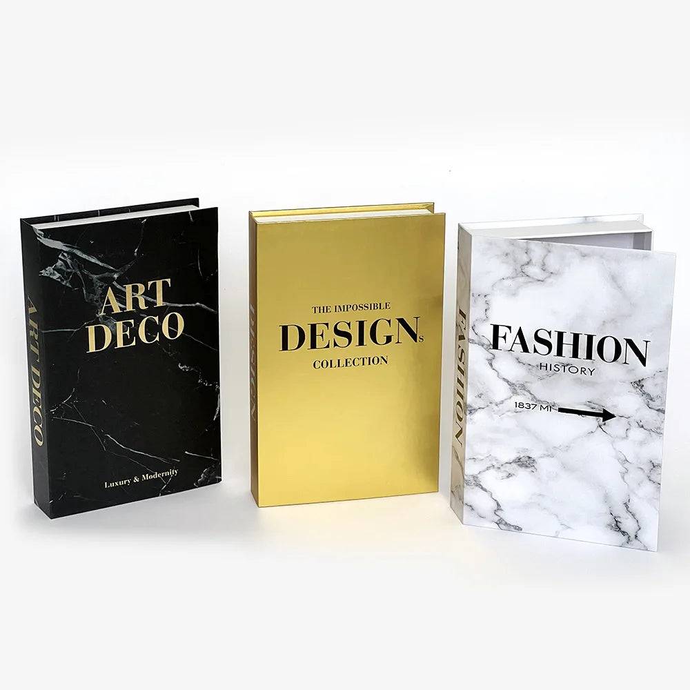 New Fashion Fake Books Openable Decoration Books Living Room Decoration Coffee Table Ornaments Storage Box Home Decor