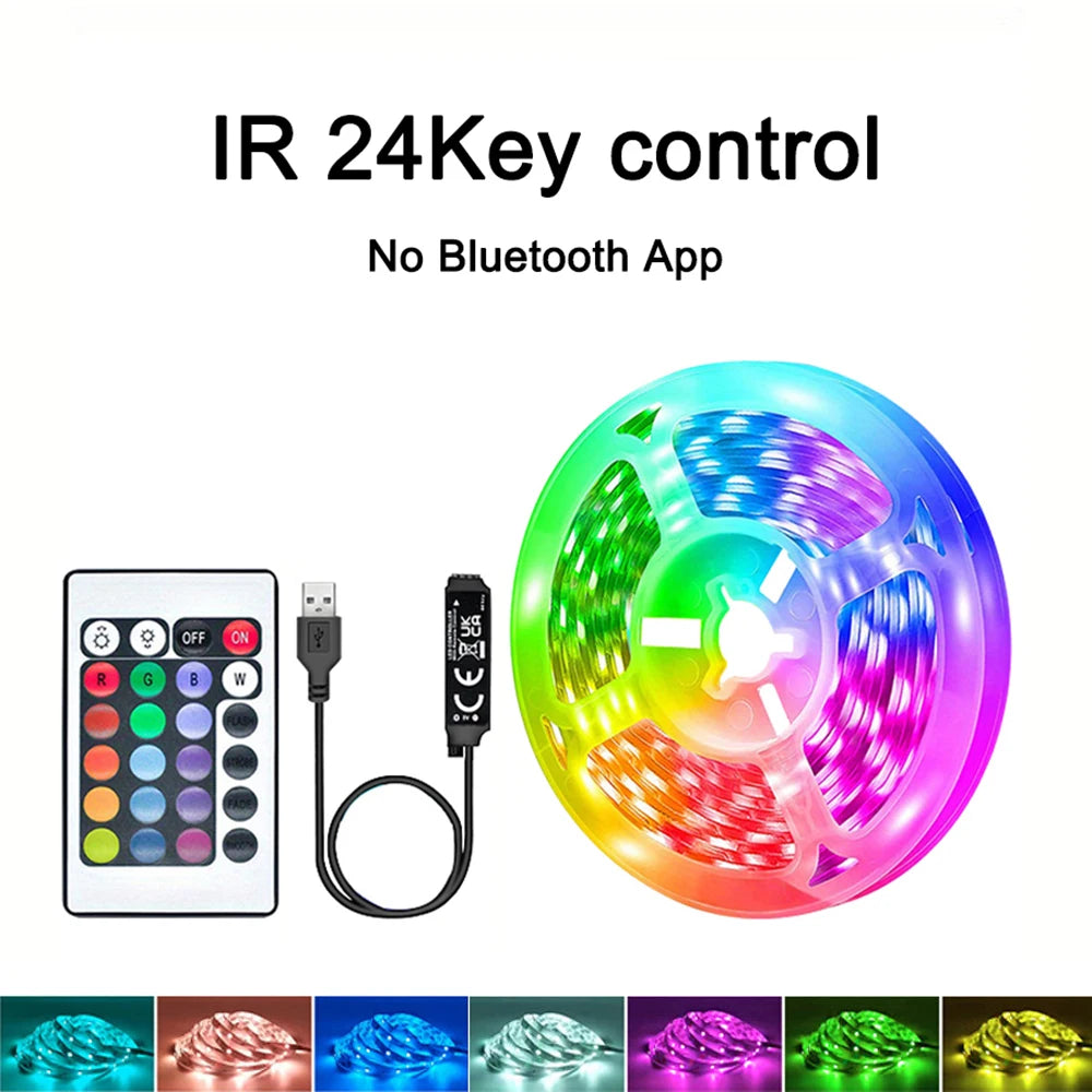 40M/131Ft LED Strip Lights APP Control Color Changing RGB Led Light Flexible Lamp Tape for Room Decoration TV Backlight Diode