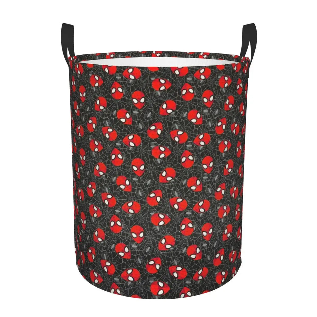 Custom Superheros Movie Collection Laundry Hamper Large Clothes Storage Basket Spider Man Comics Toys Bin Organizer for Nursery