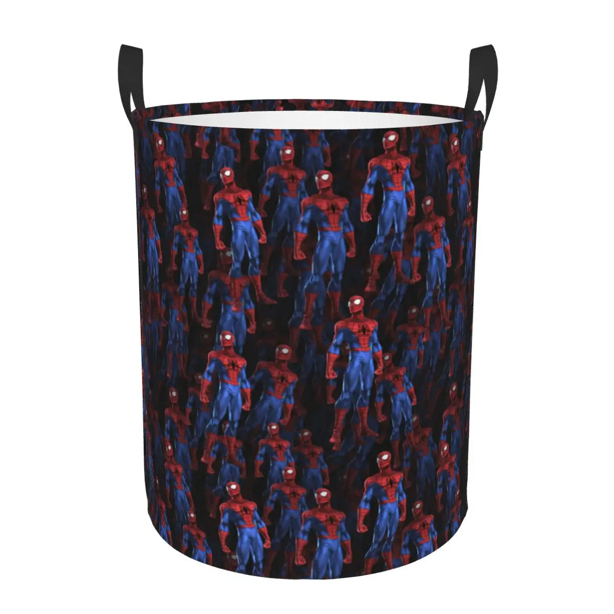 Custom Superheros Movie Collection Laundry Hamper Large Clothes Storage Basket Spider Man Comics Toys Bin Organizer for Nursery