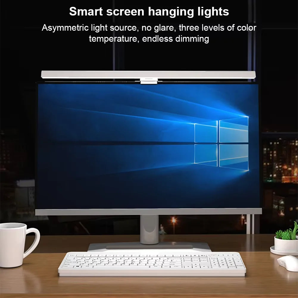 50cm Computer Monitor Light Bar Screen Hanging Lights Stepless Dimming USB Desk Lamp For Study Reading Light Table Monitor Lamp