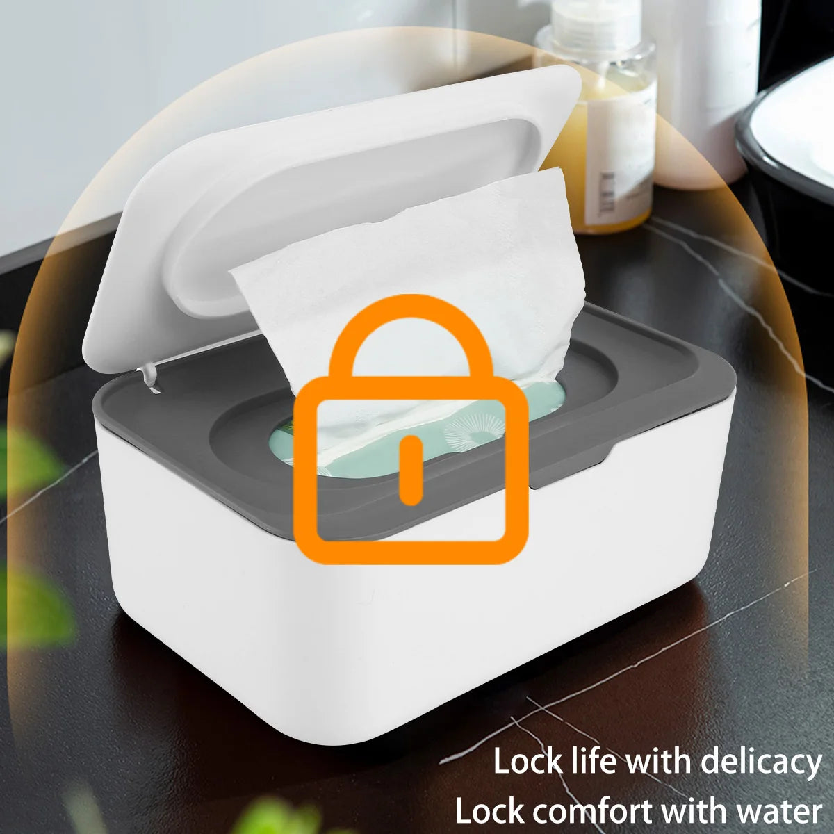 Wet Tissue Box Paper Dispenser Portable with Lid Tissue Storage Box Holder Dustproof  Baby Car Organizer Napkin Hot
