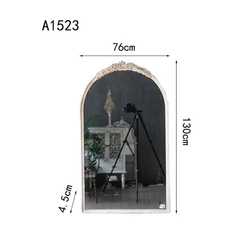 Standing Full Length Mirror Window Creative Wall Hanging Decorative Mirror Dressing Espejos Decorativos Aesthetic Room Decor