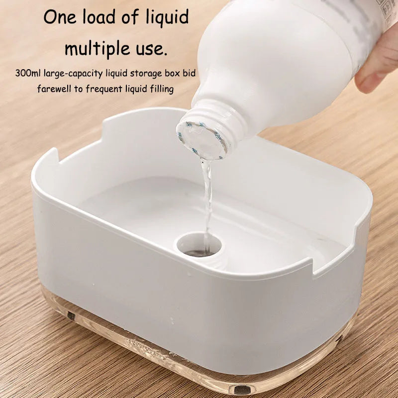 Kitchen Soap Dispenser Liquid soap dispenser detergent Large capacity soap dish dispenser Kitchen accessories Sink dish foam
