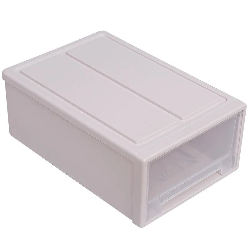 Plastic Transparent Storage Drawer Box Wardrobe Clothing Storage Box Clothes Storage Box Quilt Storage Drawer Type Organizer Box