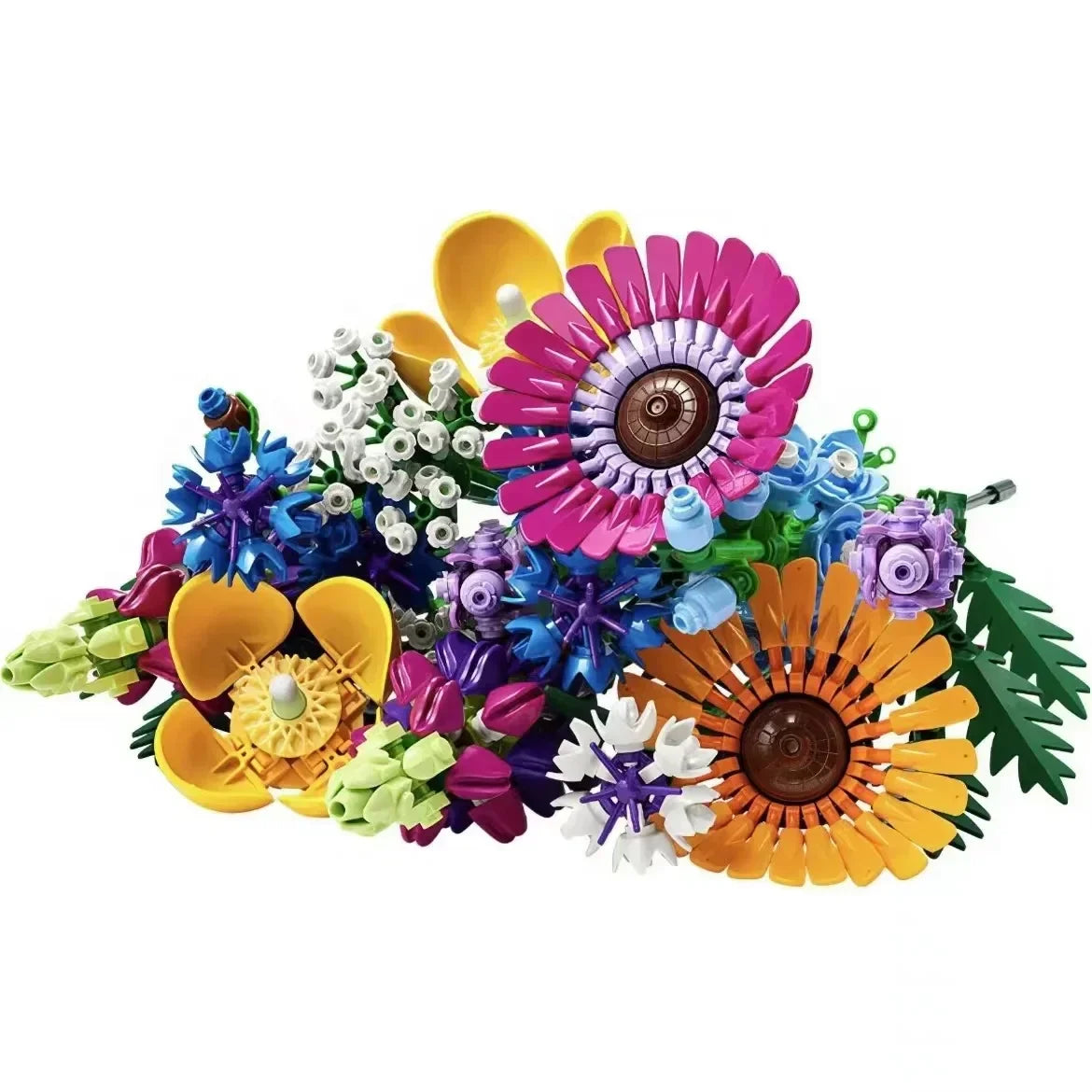 Wildflower Bouquet 10313 Building Blocks Set Dried Flower Centerpiece 10314 Botanical Home Decor  Toys Girl Birthday Gift