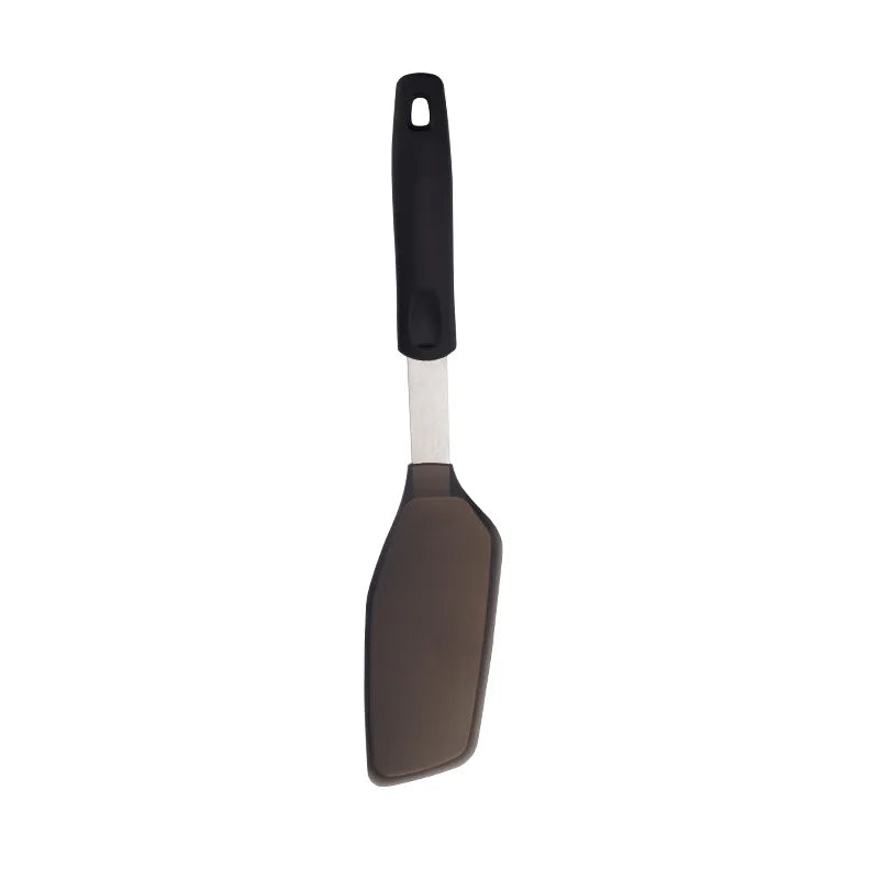 1pc Flexible Silicone Turner Spatula, Heat-Resistant Non-Stick Kitchen Utensils, Flippers for Cooking and Baking - BPA Free