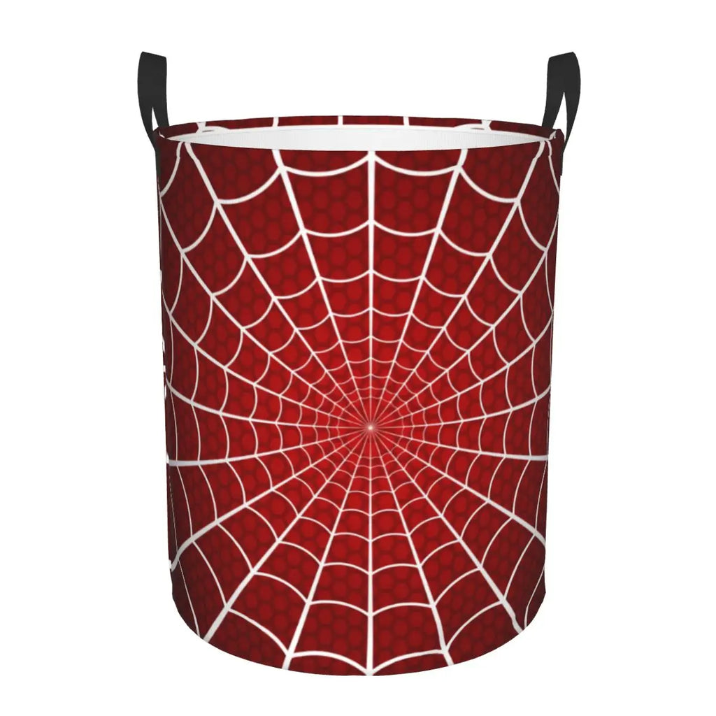 Custom Superheros Movie Collection Laundry Hamper Large Clothes Storage Basket Spider Man Comics Toys Bin Organizer for Nursery