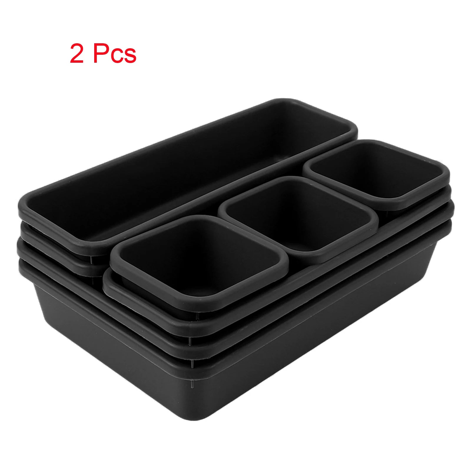 Storage Drawer Storage Box Kitchen Bathroom Storage Trays Closet  Cover Sundries Jewellery Holder 8pc/set Make Up Organizer Box