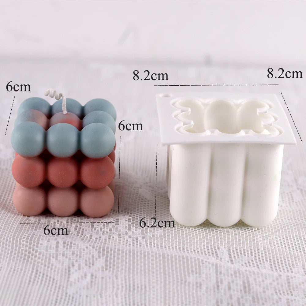 U Shape Candle Silicone Mold DIY Striped Arch Scented Candle Making Wax Mould Plaster Resin Ornament Craft Mold Home Decoration