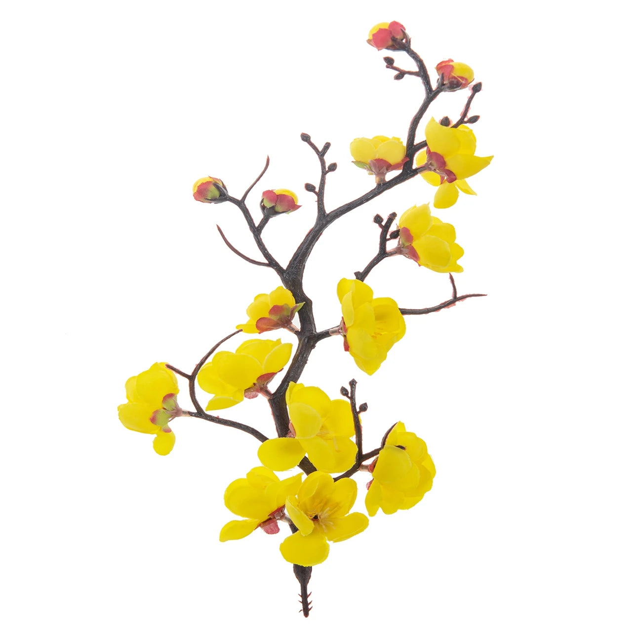 Artificial Flower Spring Plum Blossom Peach Branch Silk Flowers Home Wedding Party Decoration Christmas Wreaths diy dining table