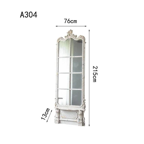 Standing Full Length Mirror Window Creative Wall Hanging Decorative Mirror Dressing Espejos Decorativos Aesthetic Room Decor