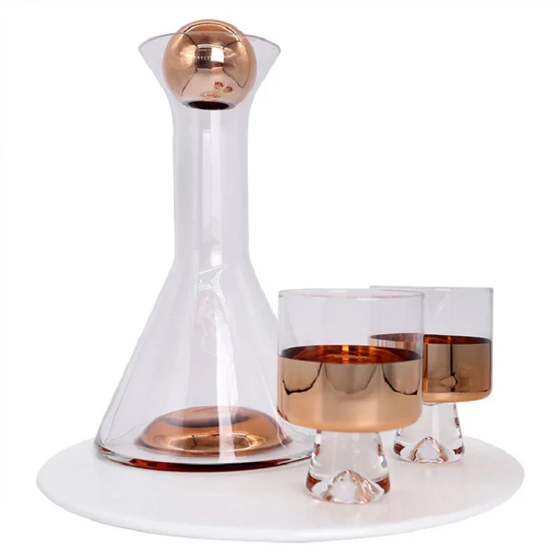 Borosilicate Glass Water Kettle, Tea Pot, Water Cup, Heat-Resistant Glass Bottle, Water Pitcher, Beverage Dispenser, 1.5L, 260ml