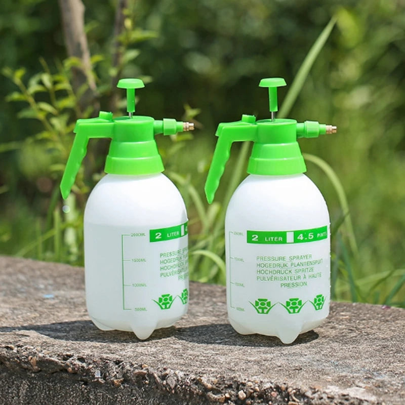 1 Set,Hand Press Water Sprayer - 2L Garden Watering Can with Adjustable Head for Plants and Potted Flowers - Air Compressed Pump