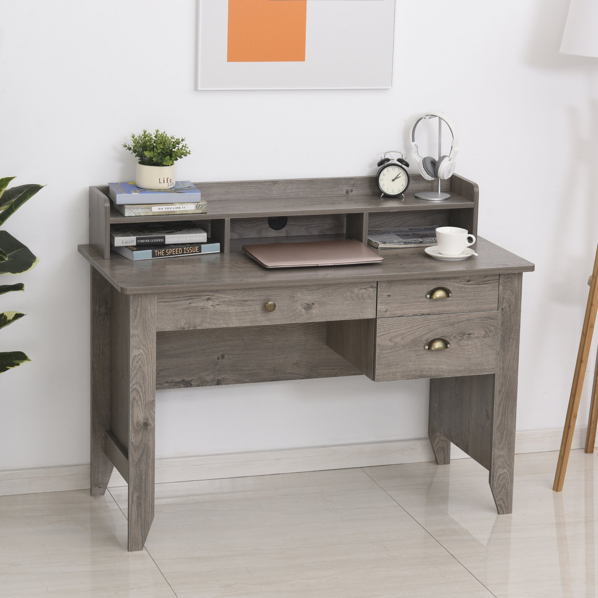 HOMCOM Computer Desk with Drawer,Storage Hutch,Home Office Writing SHIPPING ONLY IN CANADA.Unsupported Countries: Northwest,Nunavut,Territories,Yukon