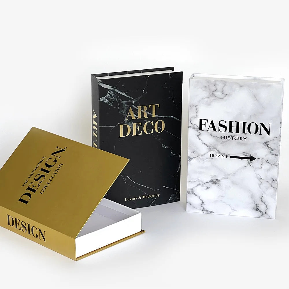 New Fashion Fake Books Openable Decoration Books Living Room Decoration Coffee Table Ornaments Storage Box Home Decor
