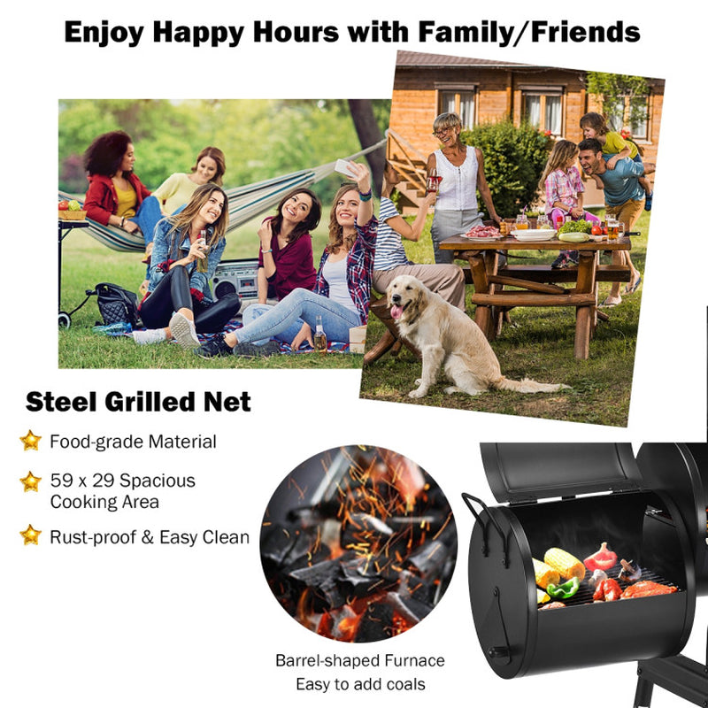 Outdoor BBQ Grill Barbecue Pit Patio Cooker SHIPPING ONLY IN USA