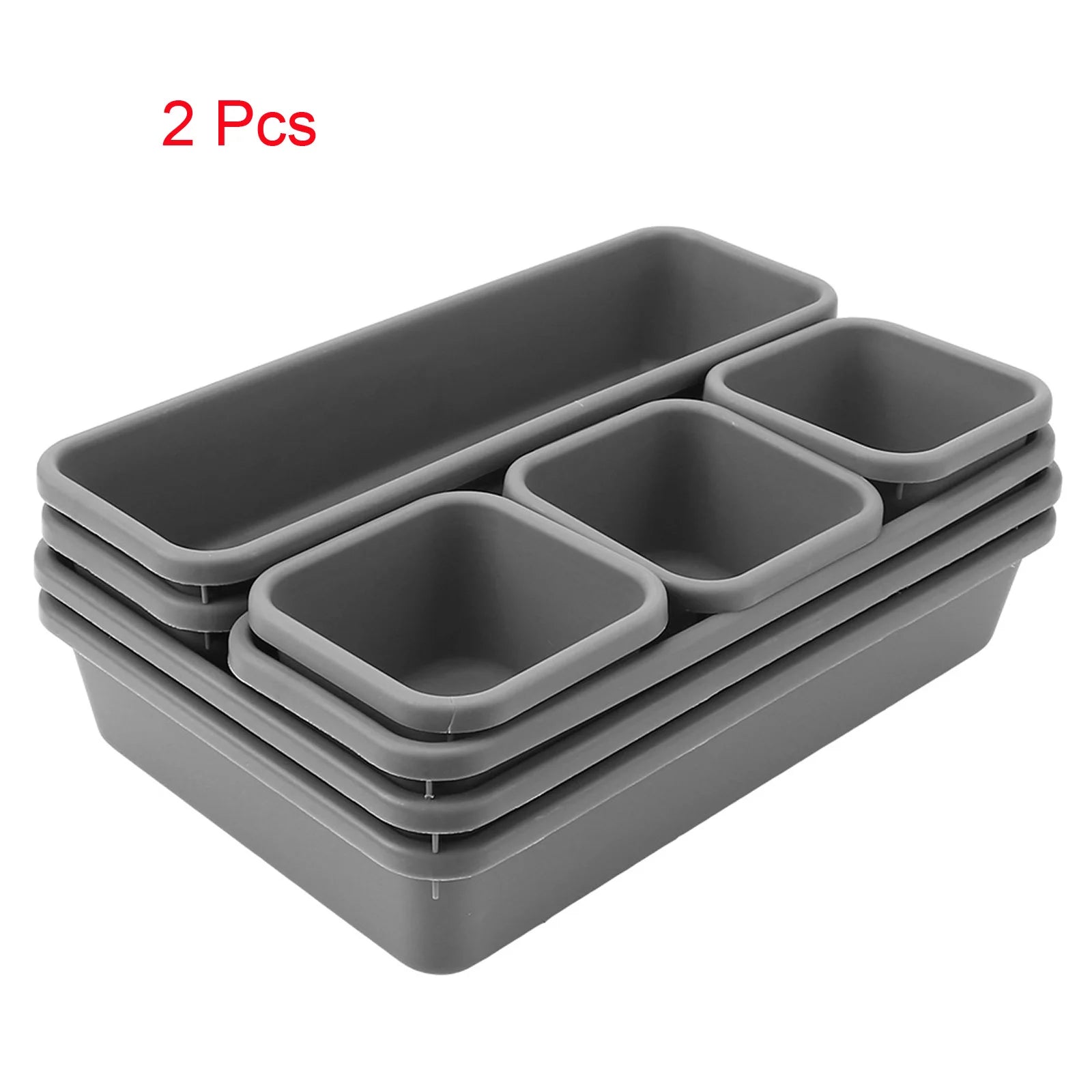 Storage Drawer Storage Box Kitchen Bathroom Storage Trays Closet  Cover Sundries Jewellery Holder 8pc/set Make Up Organizer Box