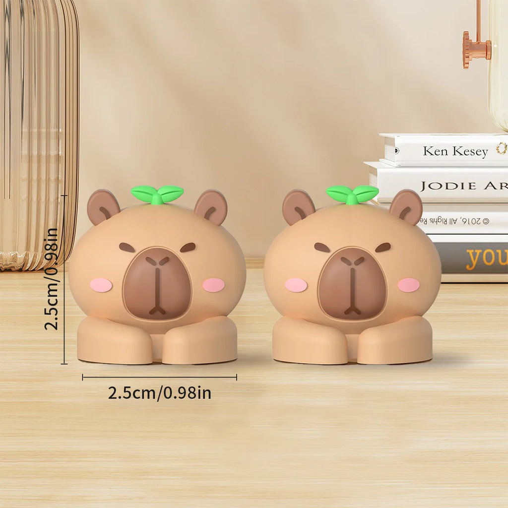 WORTHBUY Cute Desktop Cable Organizer Holder Winder Clips Desk Self-Adhesive Mobile Phone Data Cable Management Wire Cord Holder