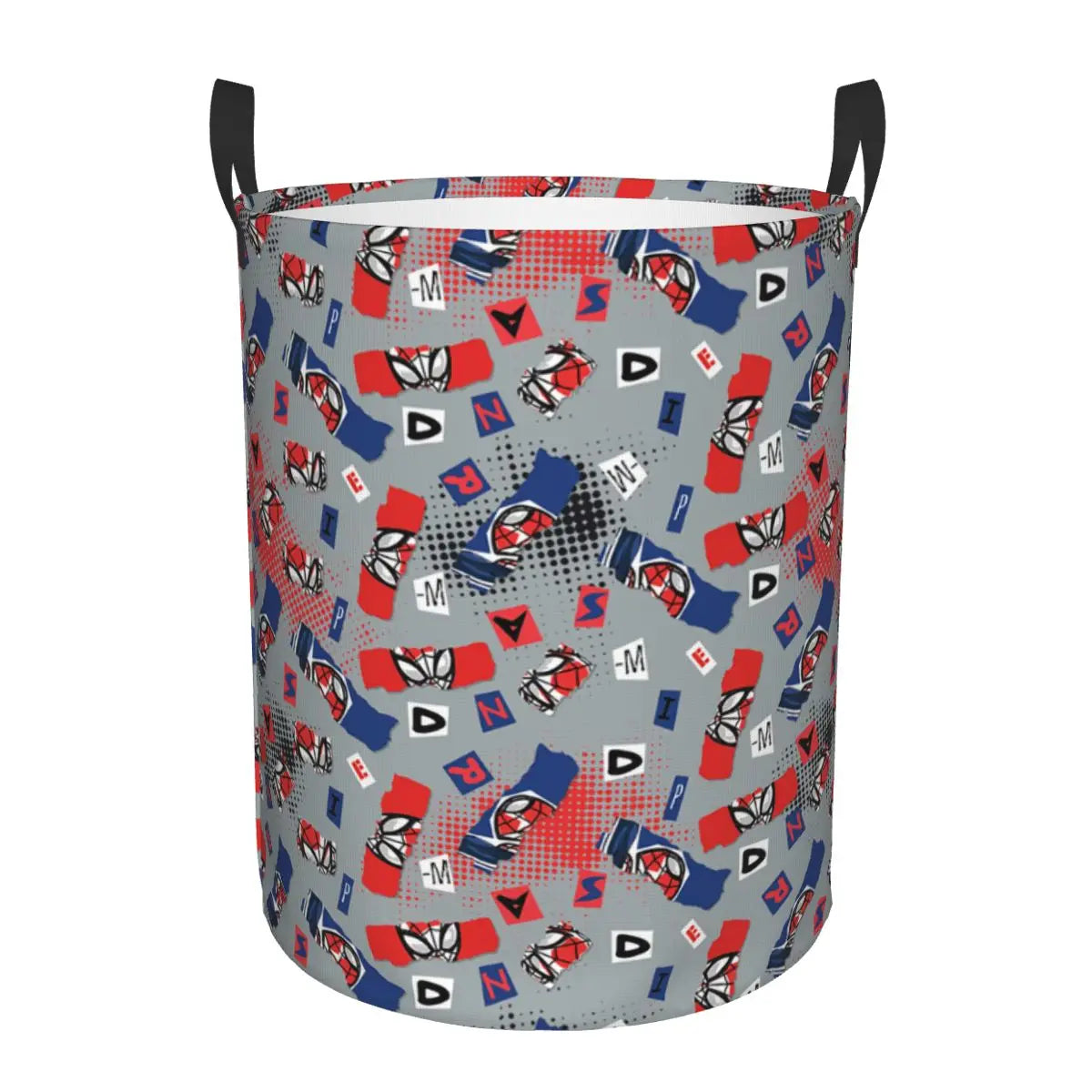 Custom Superheros Movie Collection Laundry Hamper Large Clothes Storage Basket Spider Man Comics Toys Bin Organizer for Nursery