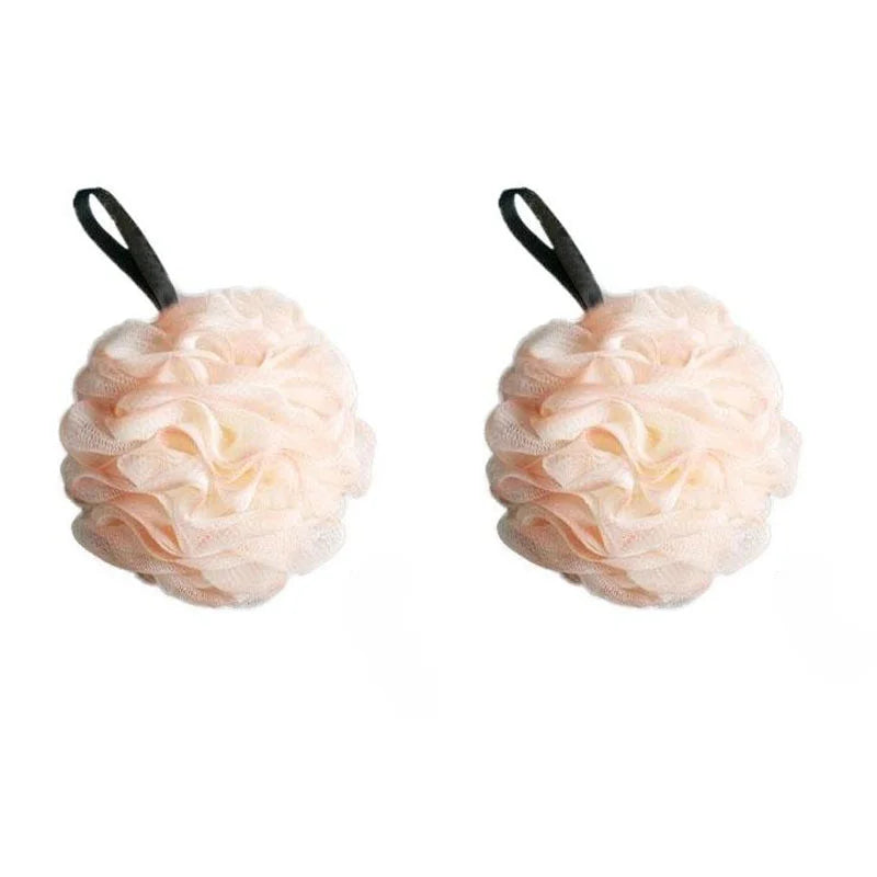 1/2/3pcs Large Bath Ball Rich Bubble Bath Towel Scrubber Body Cleaning Mesh Shower Wash Sponge Bathroom Accessories