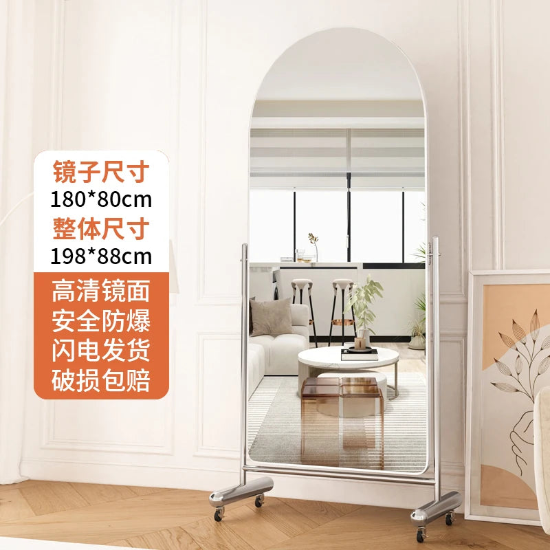 Full Length Decorative Mirrors Wall Bedroom Living Room Aesthetic Interior Standing Ornaments Decoracion Pared Decorations Home
