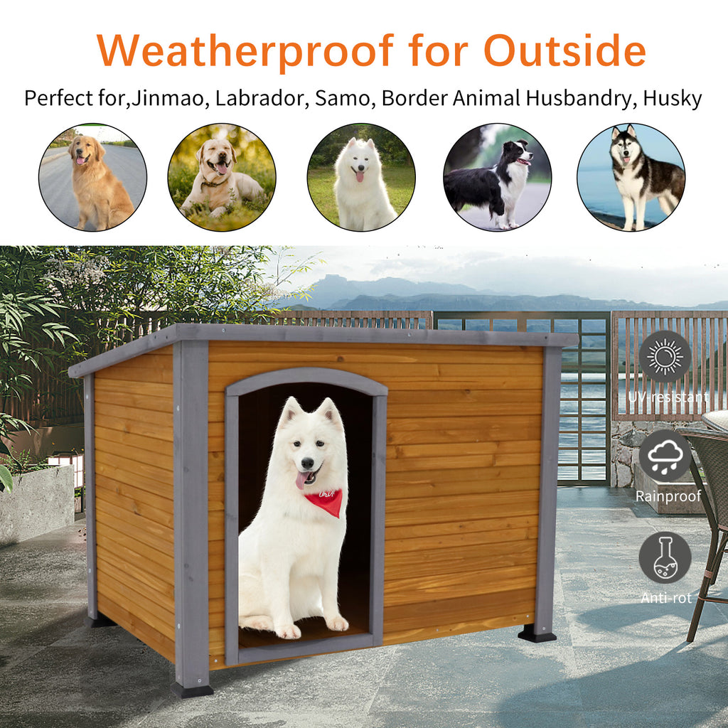 Dog House Outdoor & Indoor Wooden SHIPPING ONLY IN USA