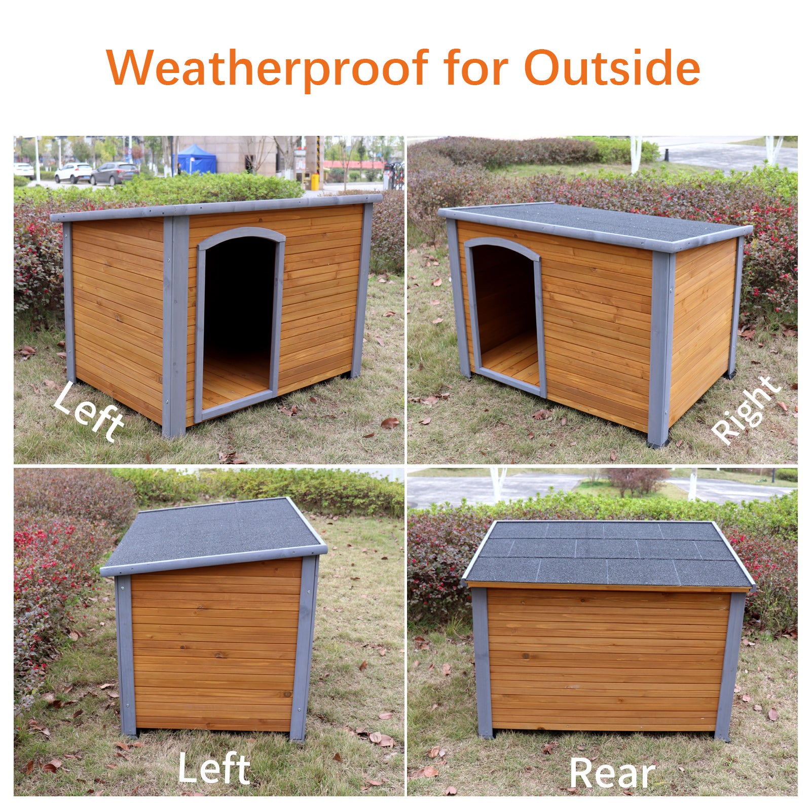 Dog House Outdoor & Indoor Wooden SHIPPING ONLY IN USA