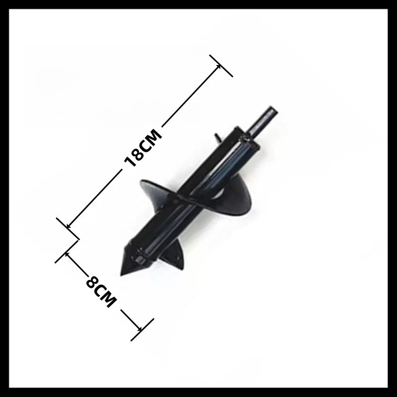 Metal Drill Bit Set Steel Gardening Tools Yard Spiral Rod Loose Soil Digging Pit Sowing Planting Flowers And Trees Plant Tool