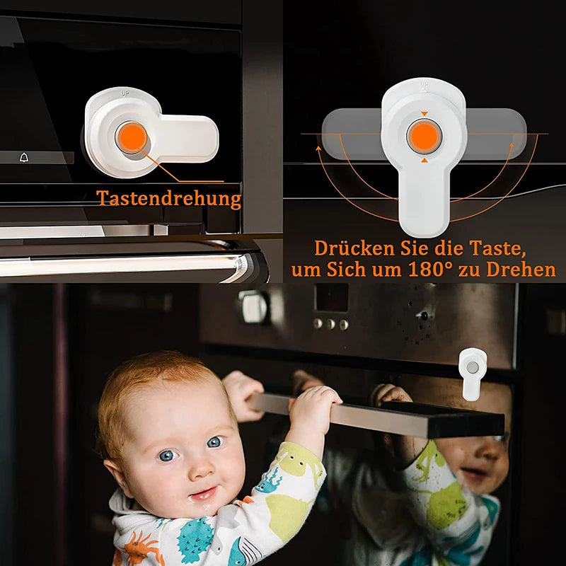 Baby Safety Oven Door Lock for Kitchen Child Safety Locks Children Protection Kids Safety Care Drawer Cabinet Lock