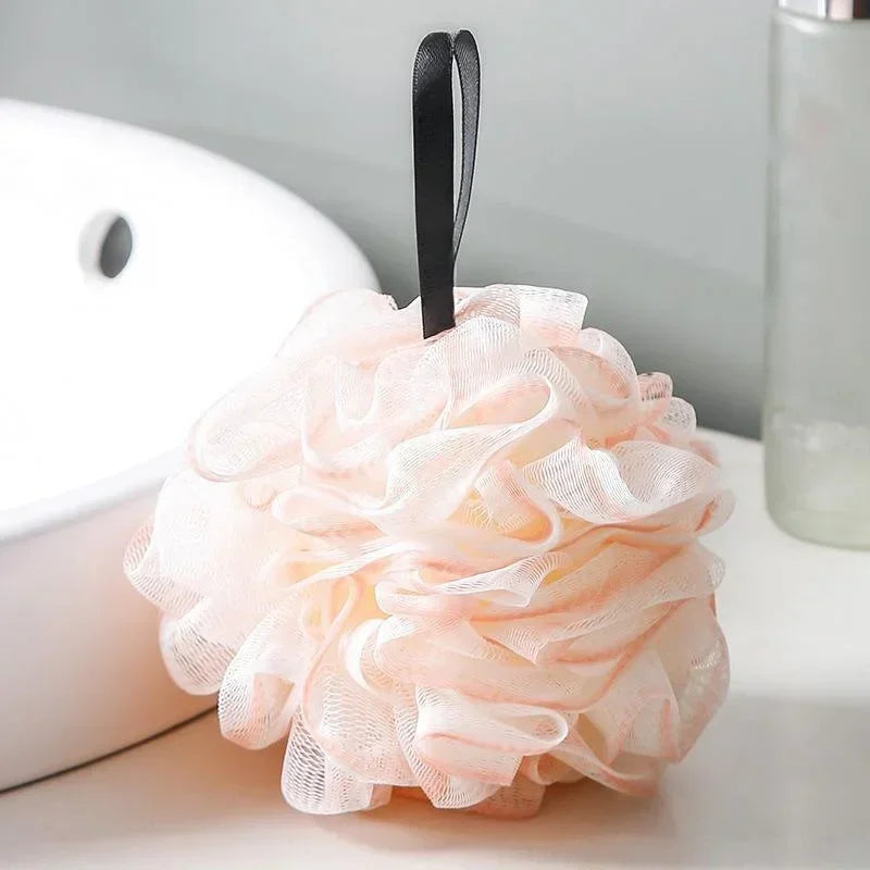 1/2/3pcs Large Bath Ball Rich Bubble Bath Towel Scrubber Body Cleaning Mesh Shower Wash Sponge Bathroom Accessories