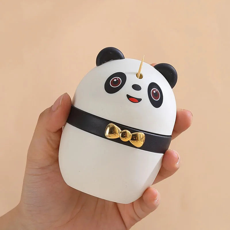 Creative Toothpick Storage Box Automatic Pop-up Toothpick Box Home Living Room Dining Room Push-type Toothpick Holder 