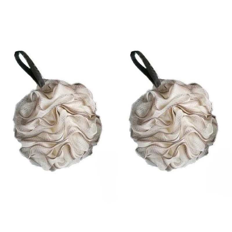 1/2/3pcs Large Bath Ball Rich Bubble Bath Towel Scrubber Body Cleaning Mesh Shower Wash Sponge Bathroom Accessories