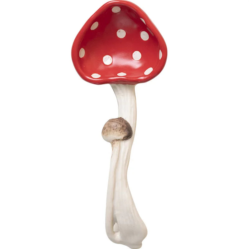 Red Mushroom ceramic Coffee Mug Dinner Plates Noodle Bowls Salad Bowls Teapot Cakepan Afternoon Tea Party Gift for Girl