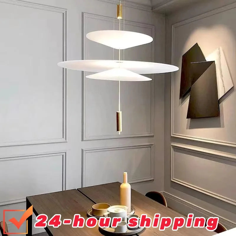 Italian Flamingo Dining Table Light Restaurant Coffee Table Ceiling Hanging Lamps LED Illuminate Flying Chandeliers Pendant