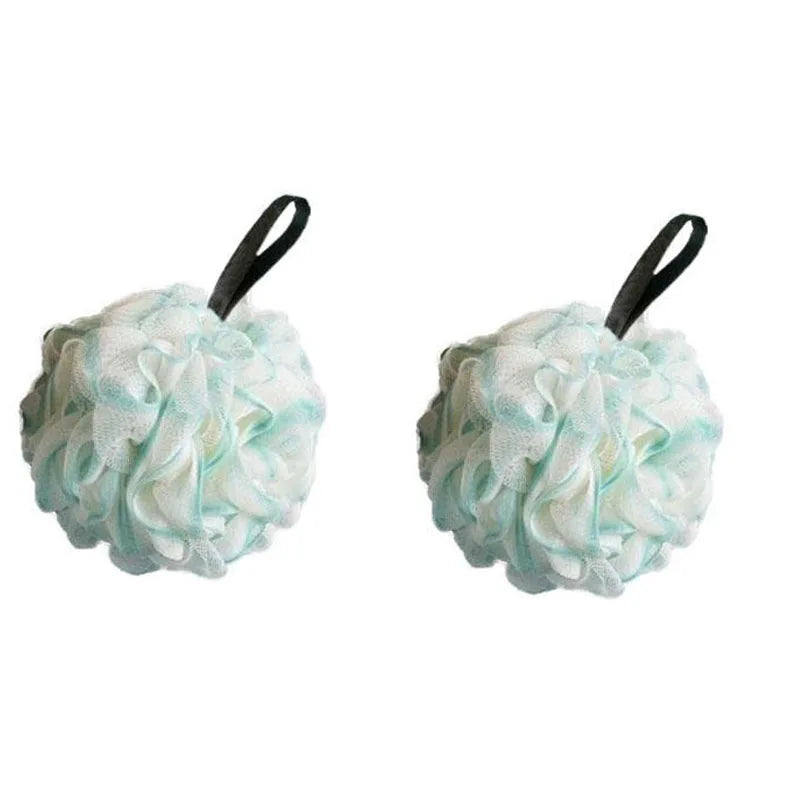1/2/3pcs Large Bath Ball Rich Bubble Bath Towel Scrubber Body Cleaning Mesh Shower Wash Sponge Bathroom Accessories