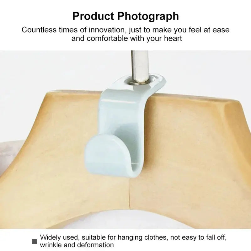 50/5Pcs Clothes Hanger Hooks Space Saving Closet Connector Hook Cascading Hanger Plastic Extender Clips Wardrobe Coat Organizer