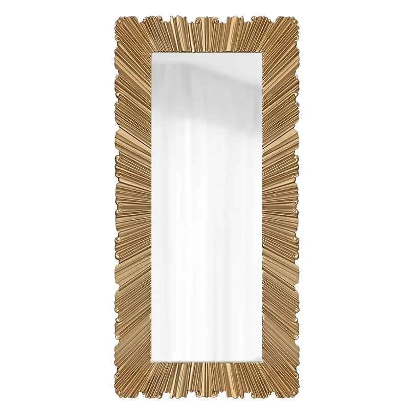 Full-Length Mirror European Style Stand-Alone Tall Floor-Mounted Mirror for Home Decor