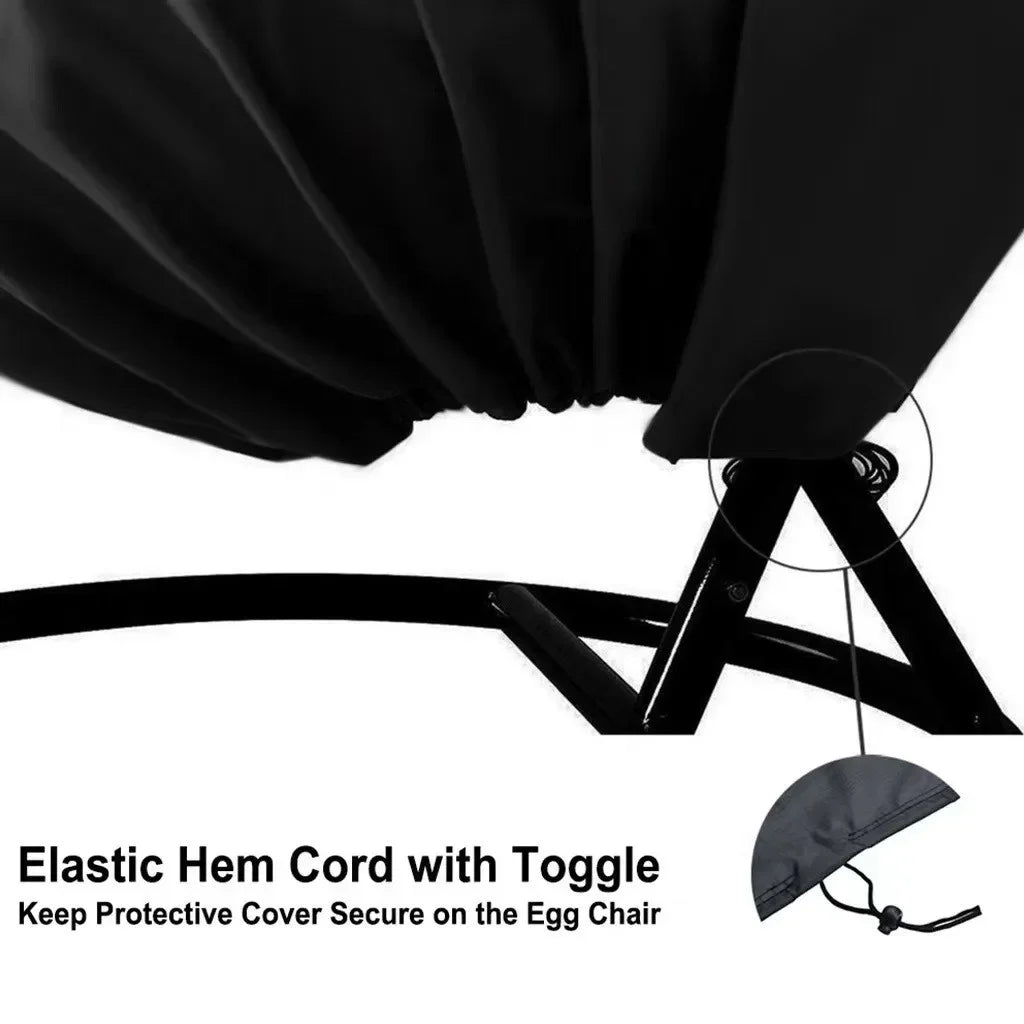 Chair Cover Anti-Dust Hanging Chair Cover Waterproof Protector Cover Hanging For Outdoor Swing Chair Hanging Kitchen Organizer