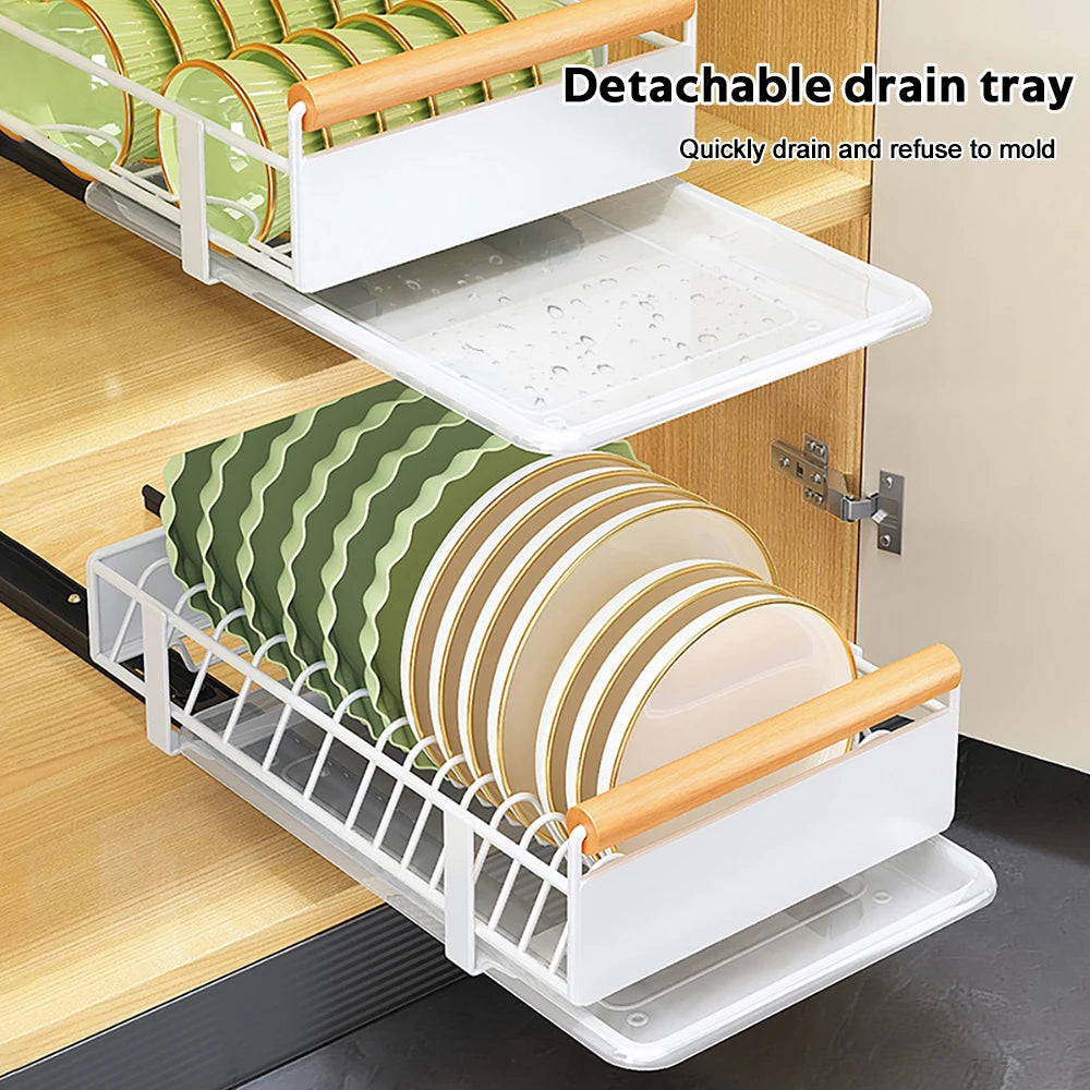 Kitchen Storage Rack Pull Out Sliding Drawer Seasoning Bottle Can Spice Storage Rack Drawer Storage Tray Shelf Kitchen Organizer
