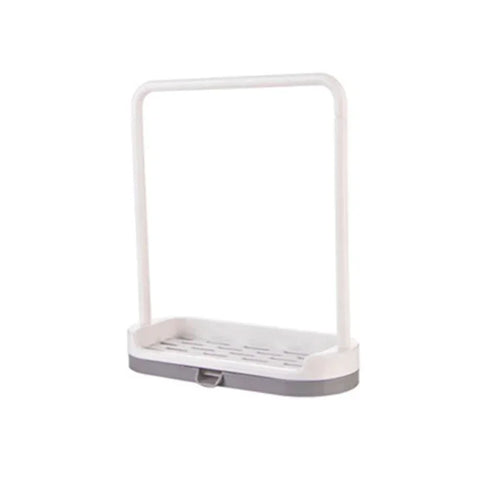 1 PC Kitchen Towel Storage Rack Sponge Drain Shelf Plastic Dishcloth Stand Home Organizer Holders Bathroom Gadgets
